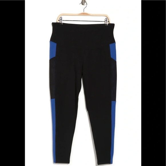 Yummie Rachel Leggings, Blue/Black, Large, NWT​ - Picture 1 of 6